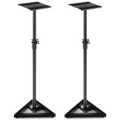 Adjustable Studio Monitor Stands (Pair) Speaker Stands for Home Studio Wedding. -ER53