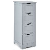 Luxury Floor Storage Cabinet Bathroom Organizer Free Standing Drawers. - ER53.