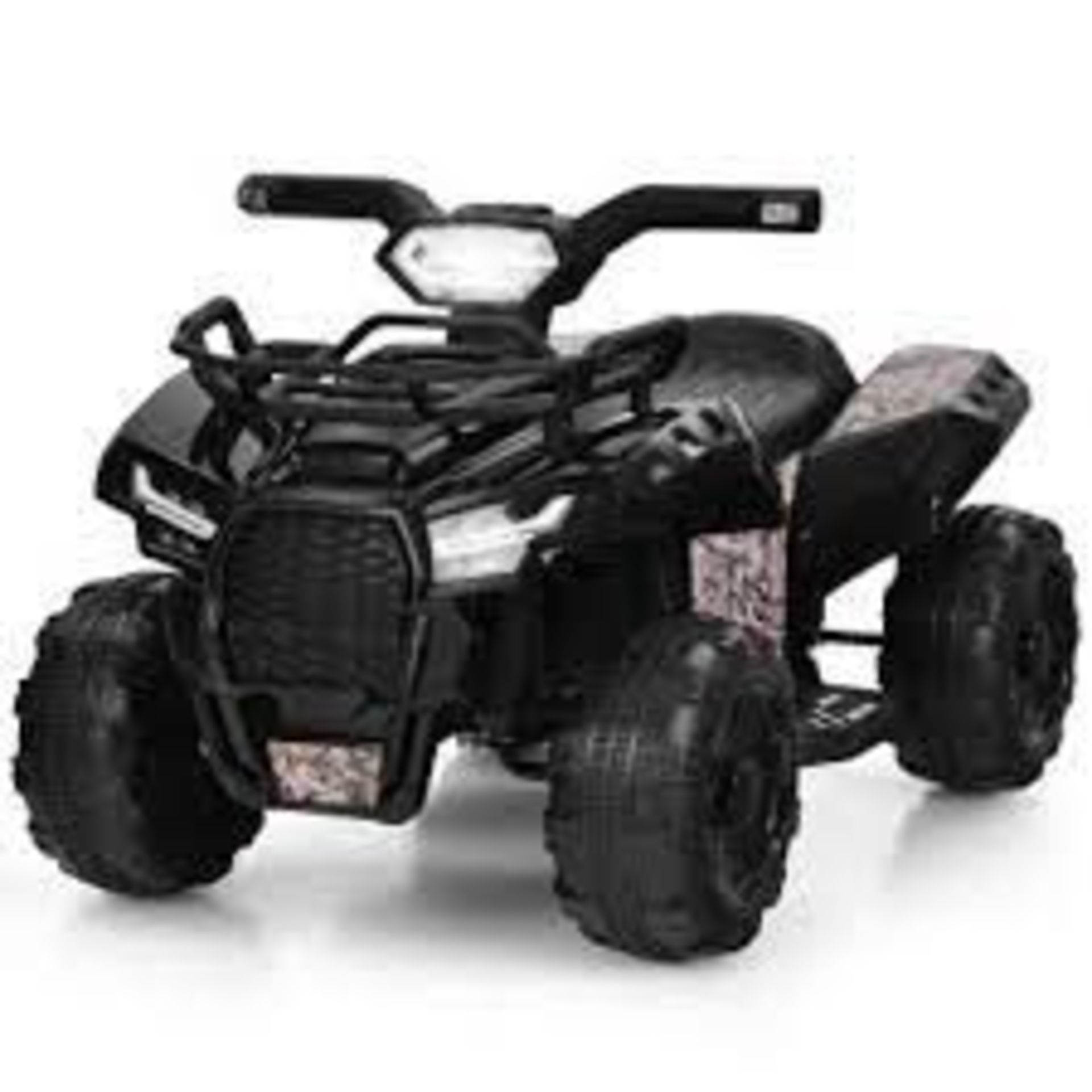 6V BATTERY POWERED QUAD BIKE WITH LED LIGHT HORN MUSIC AND STORAGE BOX. - ER53. *colour may vary*