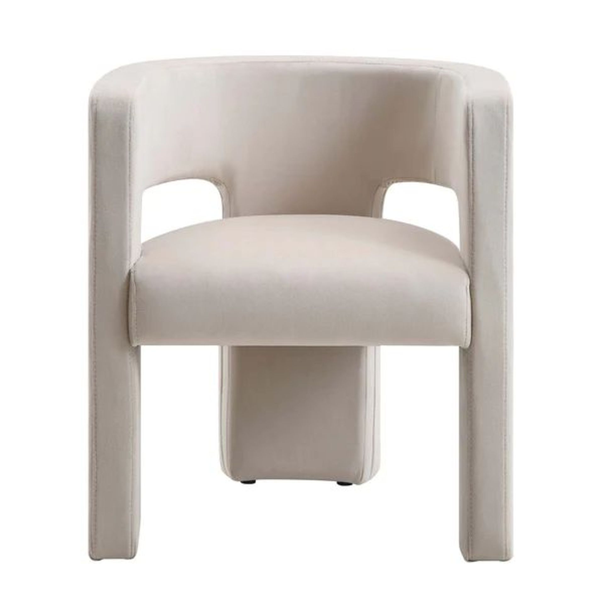 Greenwich Champagne Velvet Dining Chair. - ER29. RRP £229.99. Our beautiful Greenwich chair features