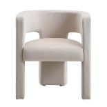 Greenwich Champagne Velvet Dining Chair. - ER29. RRP £229.99. Our beautiful Greenwich chair features