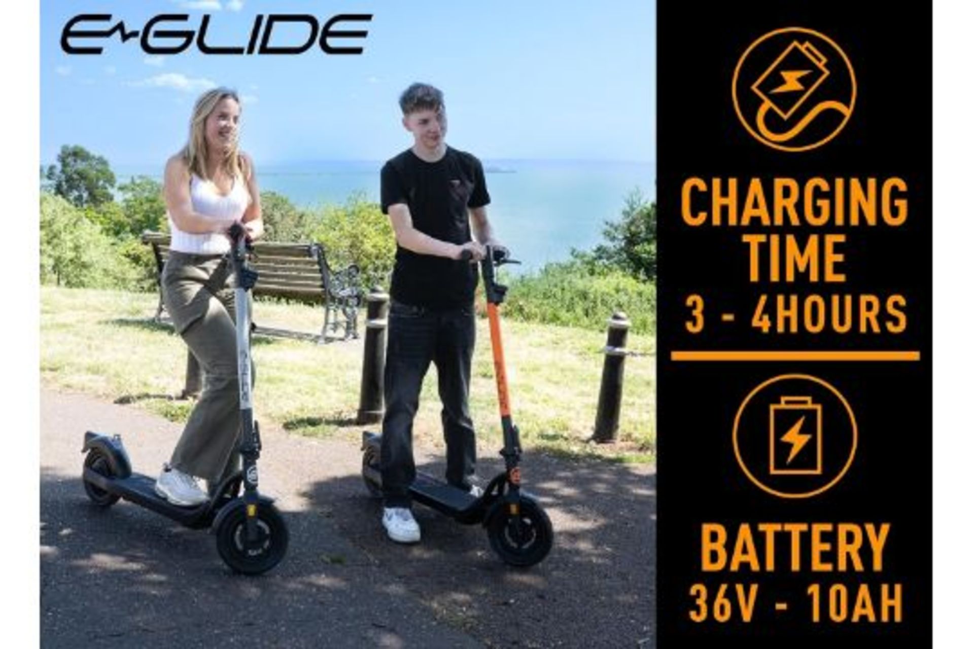 Brand New E-Glide V2 Electric Scooter Grey and Black RRP £599, Introducing a sleek and efficient - Image 4 of 5