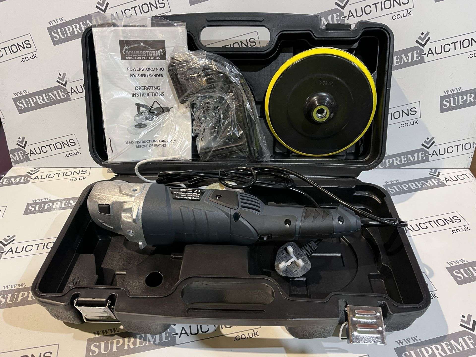 TRADE LOT 12 X NEW & PACKAGED Powerstorm® Ultra Max Dual Action Car Polisher with 8mm Throw. CAPABLE