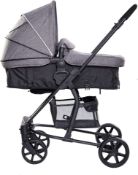 TRADE LOT 5 X BRAND NEW RICCO BABY 2 IN 1 FOLDABLE BUGGY STROLLER PUSHCHAIR GREY R18-7