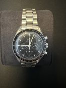 Omega Certified Pre-Owned SPEEDMASTER, Mint Condition, Watch Only, 42mm, Stainless Steel / Silver