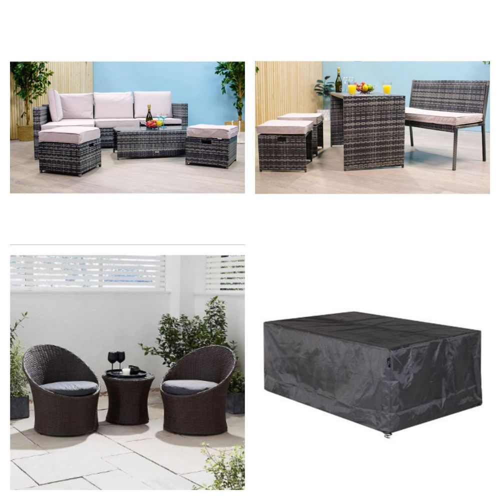 Liquidation Sale of Brand New & Boxed Luxury 3 & 7 Piece Rattan Garden Sets - Single & Trade Lots - Deliver Available!