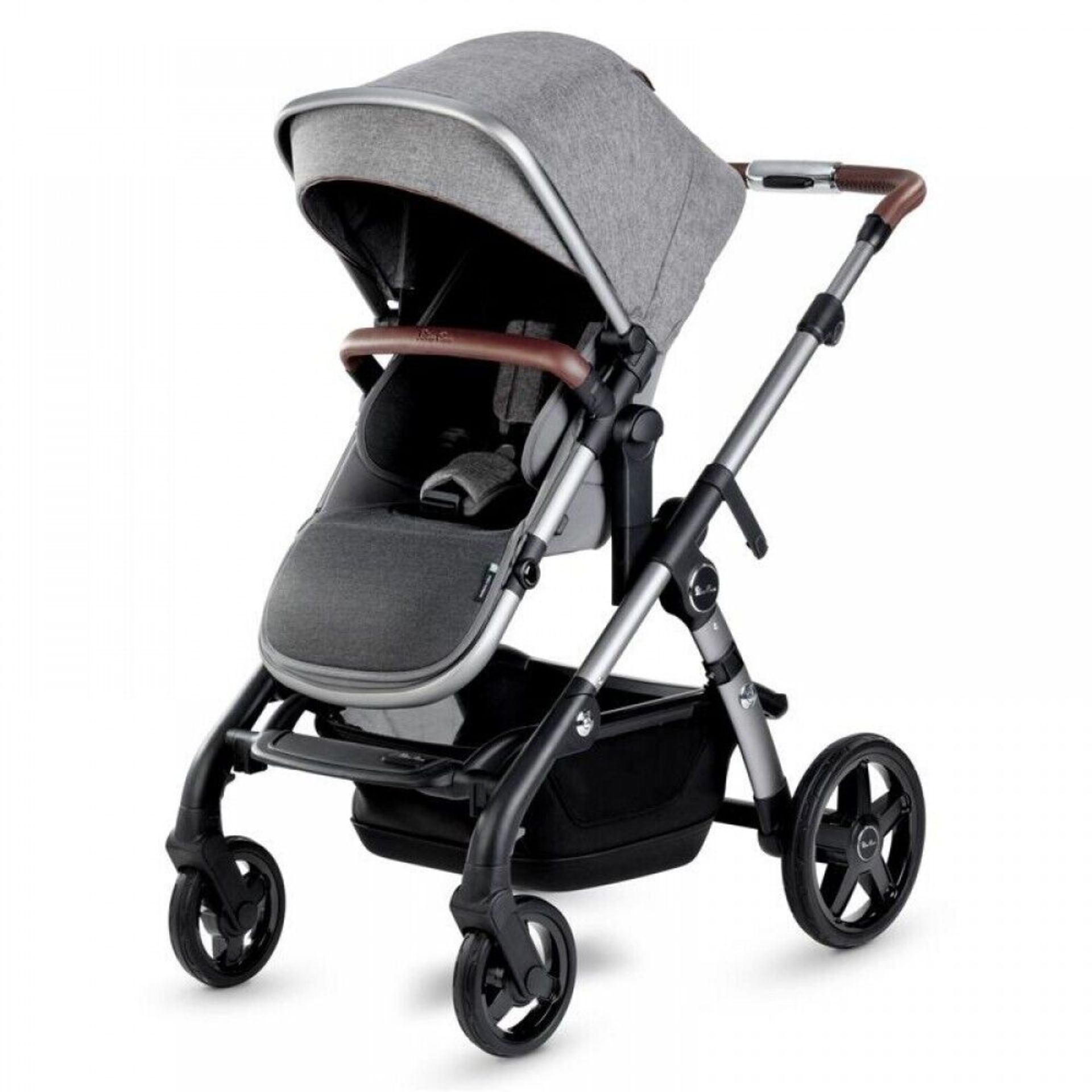 NEW & BOXED SILVER CROSS Wave 4-In-1 Pram & Pushcahair System. ZINC. RRP £1095. COMPLETE WITH WAVE - Image 3 of 3