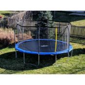 Pallet To Contain 6 x New & Boxed Airzone 14 Foot Trampoline with Enclosure. The AirZone Jump 14