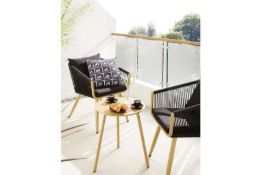 New & Boxed Joanna Hope Naya Bistro Set. RRP £379 each. This Exclusive Joanna Hope Naya Bistro Set