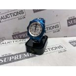 BRAND NEW HOLLER IMPACT BLUE CHRONO GRNTS FASHION WATCH RRP £229 OFC