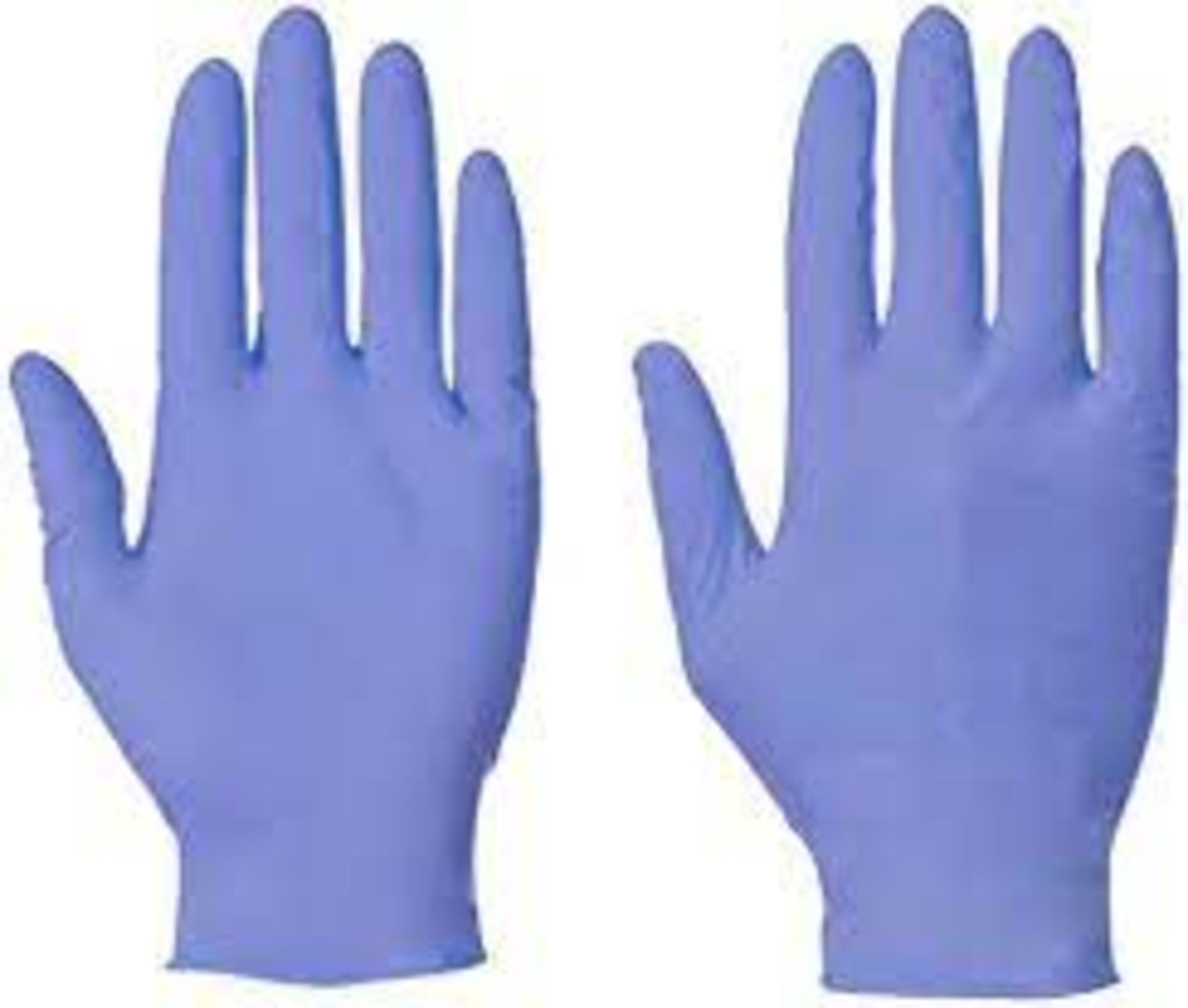 160 X BRAND NEW PACKS OF 100 SUPERTOUCH VINYL BLUE DISPOSABLE GLOVES SIZE XL EXP MAY 2025