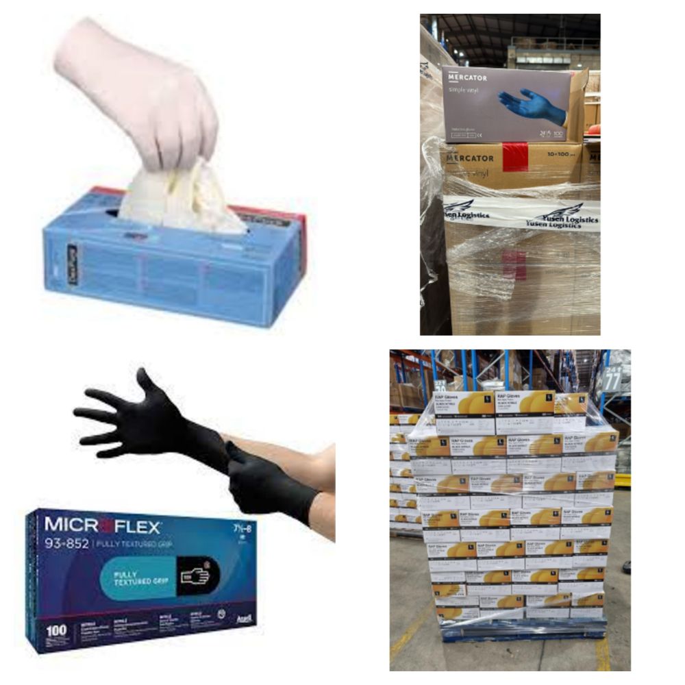 Pallets of Nitrile Gloves, Wipes, Disposable Cups, Disposable Cutlery & Much More - Delivery Available!