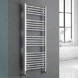 Straight Chrome Heated Towel Warmer Ladder Rail Radiator. - ER46