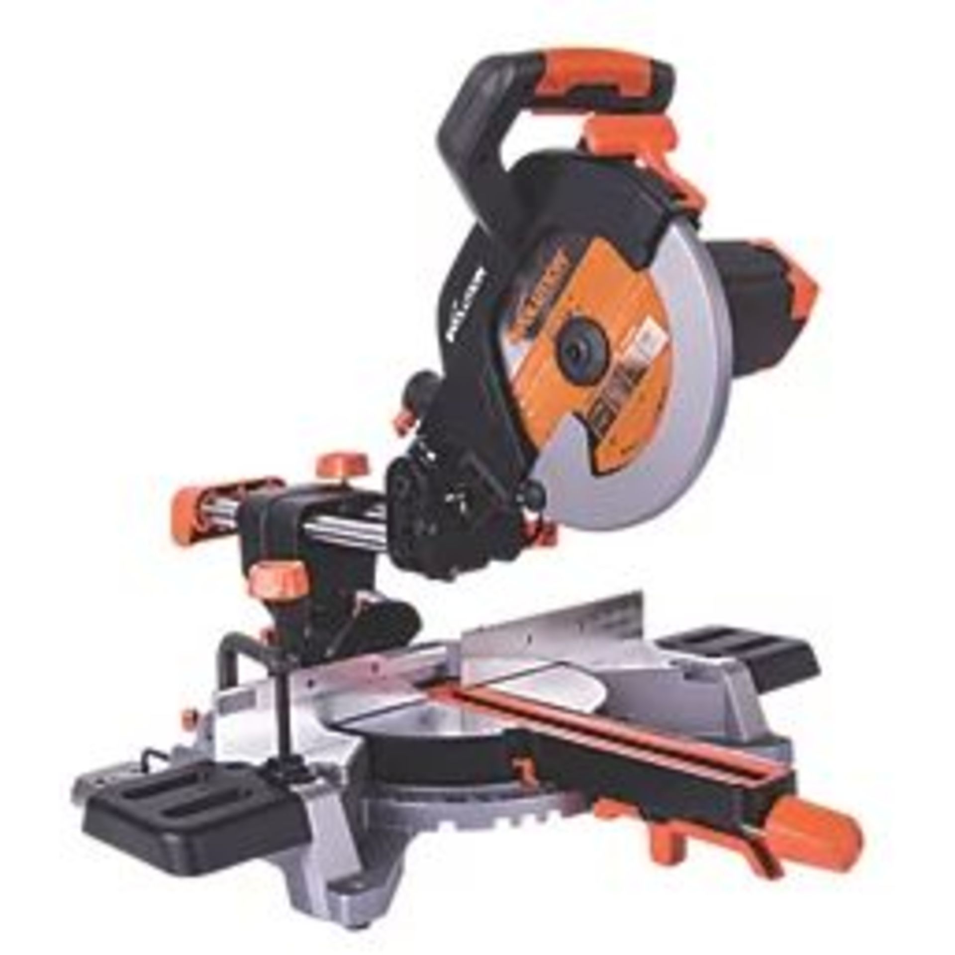 EVOLUTION R255SMS 255MM ELECTRIC SINGLE-BEVEL SLIDING MULTI-MATERIAL MITRE SAW 220-240V. - ER41