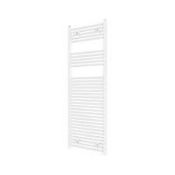 Flomasta Towel Rail Radiator White Flat Bathroom Warmer Ladder 1600x600m - ER45