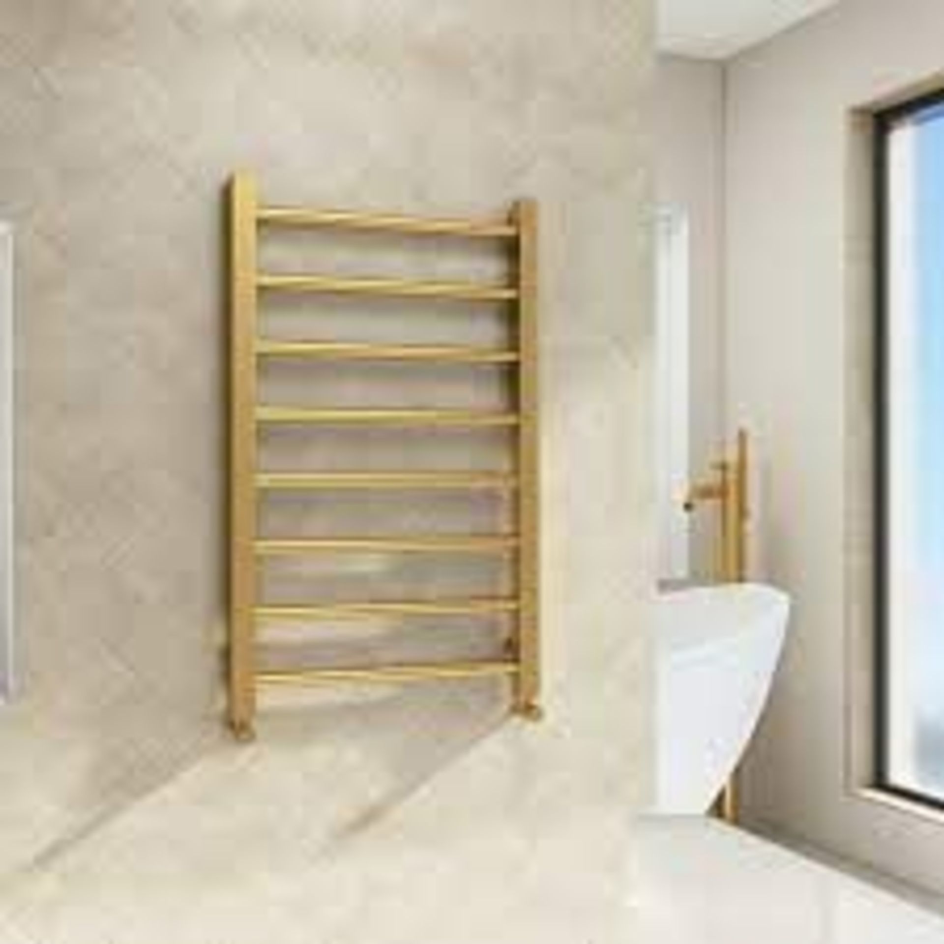 Majestic Heated Towel Rail 800 x 500mm Straight Ladder . - ER46