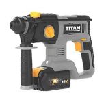 TITAN 3.2KG 18V 1 X 5.0AH LI-ION TXP CORDLESS SDS+ DRILL. -ER43. Heavy duty SDS plus drill, equipped