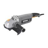 TITAN 2000W 9" ELECTRIC ANGLE GRINDER 240V . -ER42. Compact yet powerful grinding tool. Rear-