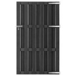 vidaXL Garden Gate WPC 100x180 cm Grey. - ER46.