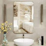 CASART Wall-Mounted Rectangular Mirror. - ER46