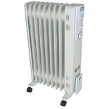 FREESTANDING 9-FIN OIL-FILLED RADIATOR 2000W. ER43