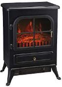Akershus 1.85kW Cast iron effect Electric Stove. - ER40.