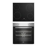 Beko QBSE222X Built-in Multifunction Oven & hob pack. -ER43