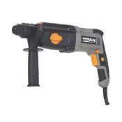 TITAN 3.27KG ELECTRIC HAMMER DRILL 240V. -ER42. Powerful 750W motor delivering up to 2.5J, which