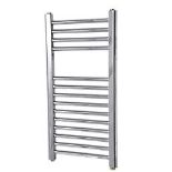 FLOMASTA FLAT ELECTRIC TOWEL RADIATOR 700MM X 400MM CHROME 512BTU (5707D). -ER43