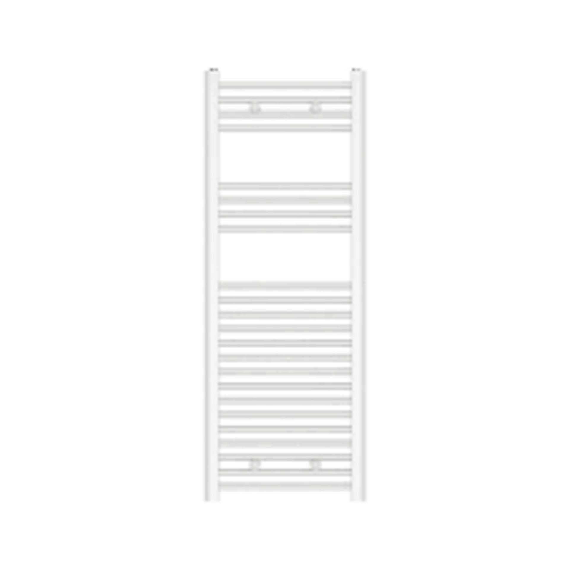 Flomasta Flat, White Vertical Flat Towel Radiator 1200x450mm. - ER44