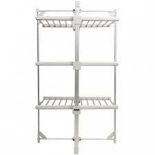Glamhaus 3 Tier Heated Clothes Airer with Cover. - ER46
