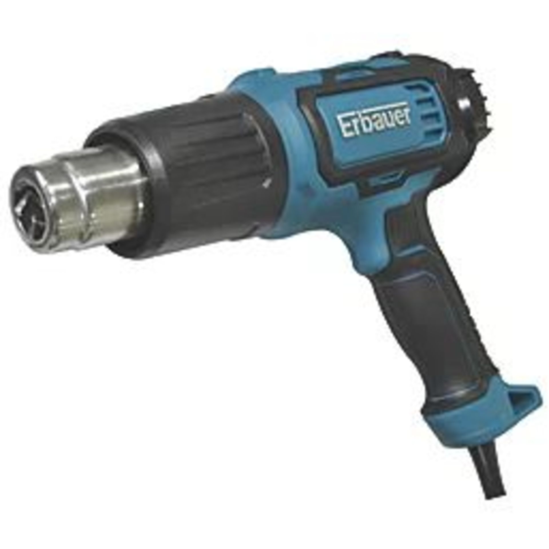 ERBAUER 2000W ELECTRIC HEAT GUN 240V. -ER42. Heavy duty heat gun with LCD digital display to quickly