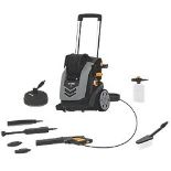 TITAN 150BAR ELECTRIC HIGH PRESSURE WASHER 2.2KW 230V. -ER42. Easy-to-manoeuvre pressure washer with