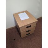 MOBILE UNDER DESK 3 DRAWER PEDESTAL