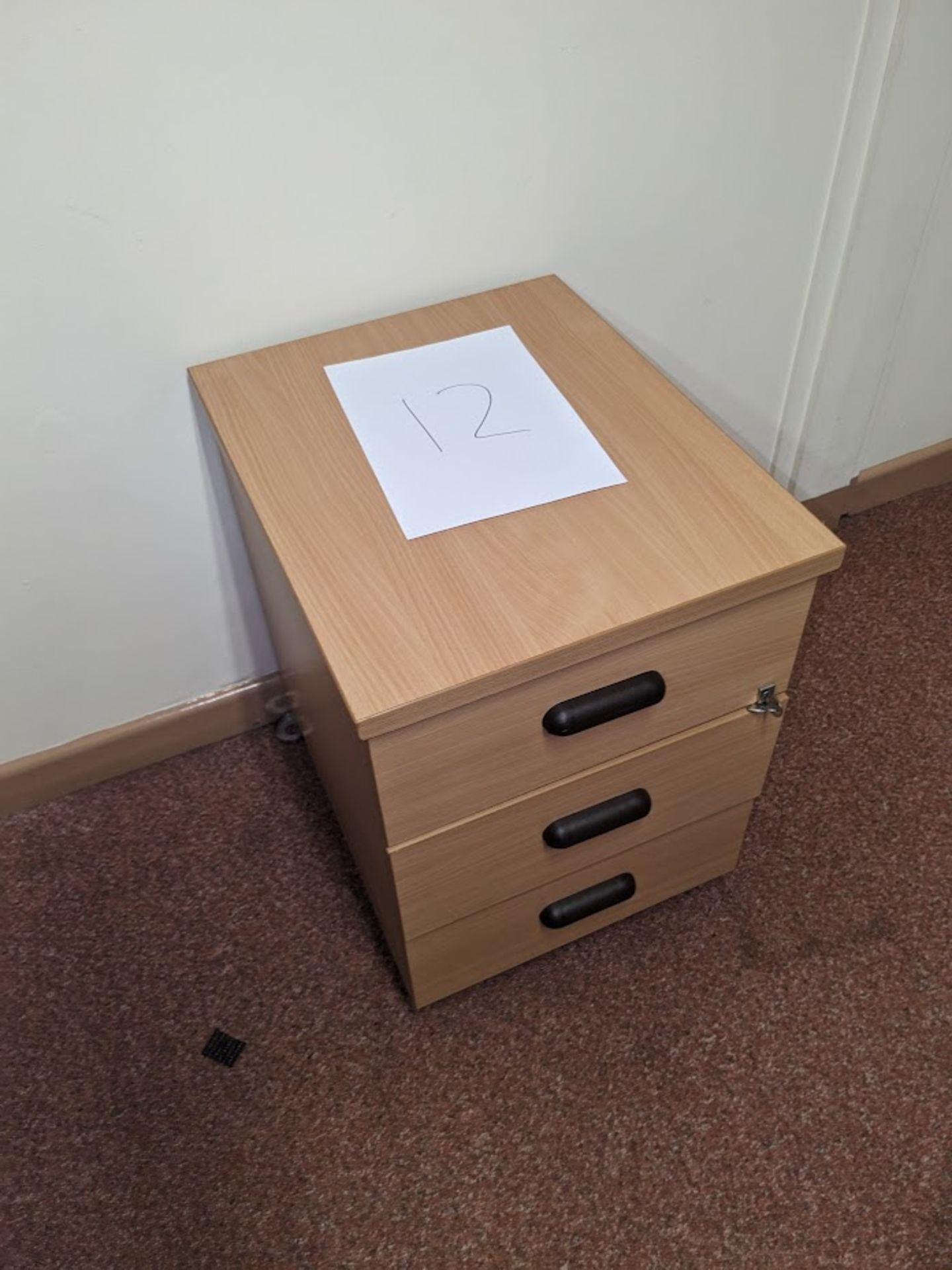 MOBILE UNDER DESK 3 DRAWER PEDESTAL