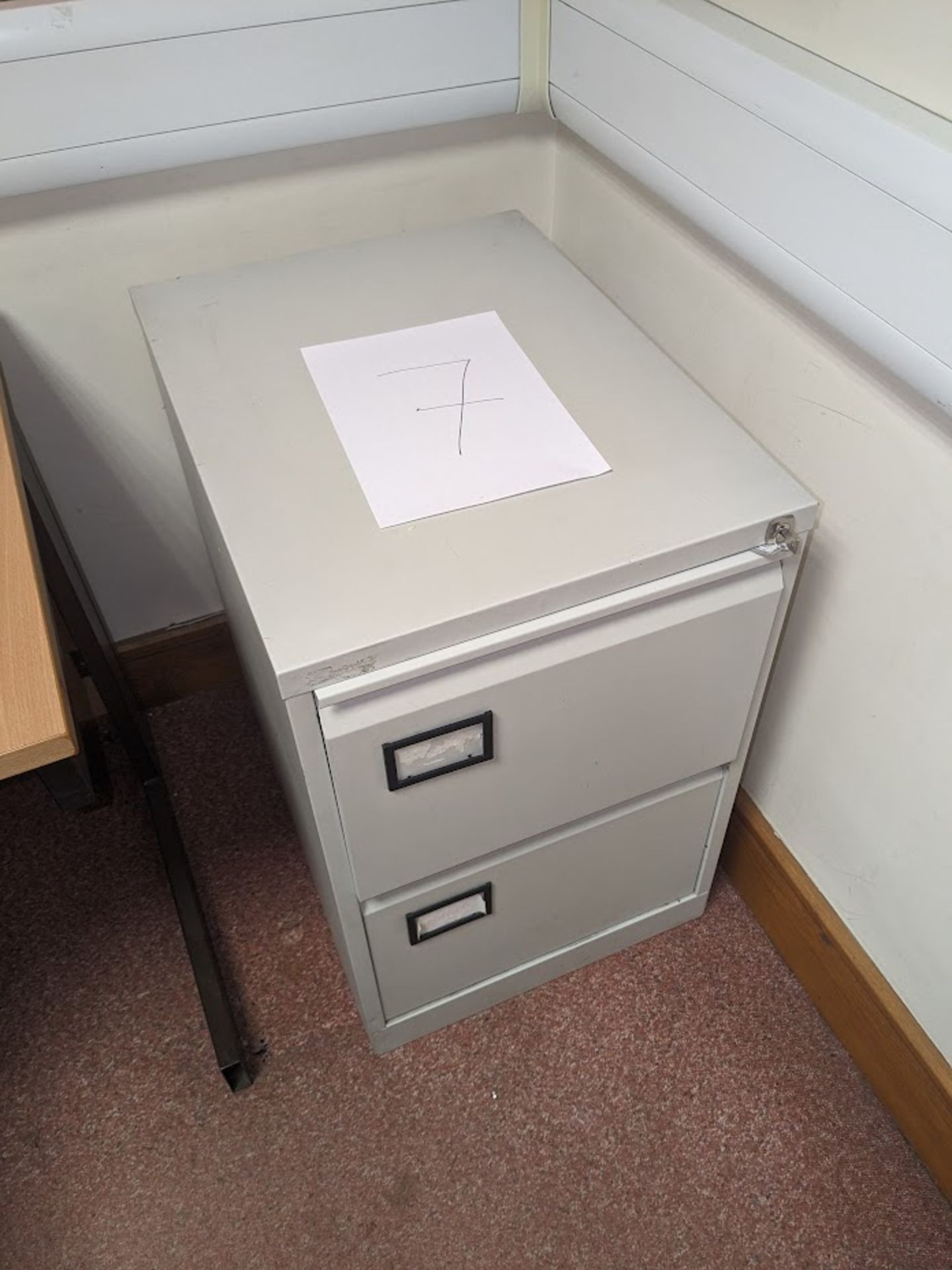 2 DRAWER FILING CABINET