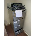 4 DRAWER FILING CABINET WITH SEPERATORS