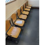 WAITING ROOM WOODEN BEAM SEATING - 7 SEATER