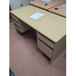 OFFICE DESK WITH INTEGRATED DRAWERS