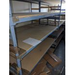 4 BAYS OF METAL SHELVING / RACKING