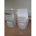 4 TUBS OF ALCOHOL HAND SANITISER - SOME OPENED