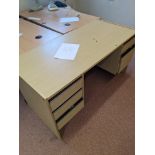 OFFICE DESK WITH INTEGRATED DRAWERS