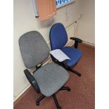 2 OFFICE CHAIRS