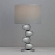 Inlight Himalia Pebble Polished Chrome effect Table light. - R14.12.