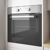 COOKE & LEWIS BUILT- IN SINGLE ELECTRIC OVEN STAINLESS STEEL 595MM X 595MM (. - R14.13. Conventional