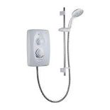 Mira Sprint Dual White Chrome Effect Electric Shower 9.5kW. - R14.11.