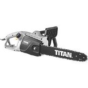 TITAN 2000W 230V ELECTRIC 40CM CHAINSAW. -R14.13. Electric chainsaw with powerful motor and