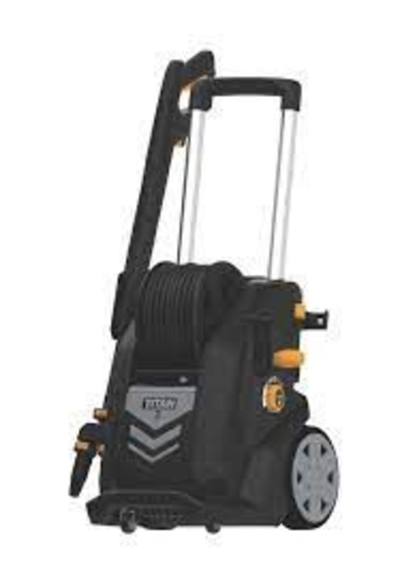 TITAN 155BAR ELECTRIC HIGH PRESSURE WASHER 2.7KW 230V. - R14.13. Easy to manoeuvre pressure washer