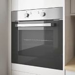 COOKE & LEWIS BUILT- IN SINGLE ELECTRIC OVEN STAINLESS STEEL 595MM X 595MM (. - R14.13. Conventional