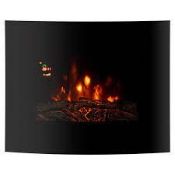 Focal Point Fires 1.5KW Lexington Wall Electric Fire - Black. -R14.11